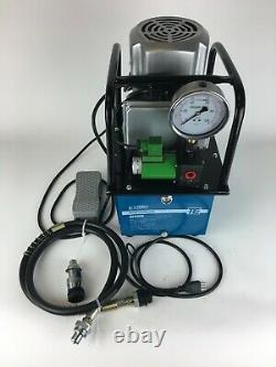 Temco Hp0006 Electric Hydraulic Pump 2 Stage Single Acting 110v 10kpsi 488in3