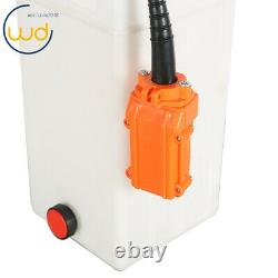 Unité Hydraulique De Puissance 10 Pompe Quart Simple Agissant Avec Réservoir En Plastique 12v DC